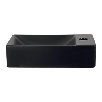 Felix 15 in. W x 8 in. D Modern Wall Mounted Rectangular Ceramic Mini Sink